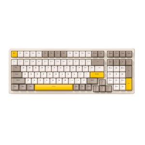 K3MAX Full-<strong>Size</strong> Wired Gaming <strong>Keyboard</strong> ABS Material Hot Plug Type C Color Lighting English Hot Swappable Mechanical <strong>Keyboard</strong> Mini - Product Image 1