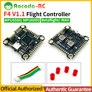 Контроллер полета Aocoda-RC F4 V1.1 F405 Betaflight/INAV OSD MPU6500/6000 16 м BlackBox 3-6S управление для RC FPV Дрон - Product Image 3