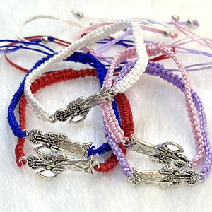 Bán Buôn Bạc Mạ Tôn Giáo Chúa Giêsu Thiên Chúa Của Cái Chết Đính Cườm Vòng Đeo Tay Cho Unisex Wedding & Quà Tặng Kỷ Niệm - Product Image 4