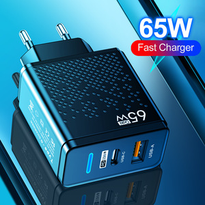 65W USB CA充電器PDタイプ<span class=keywords><strong>C</strong></span> iPhone用高速充電ウォールアダプター1413 Xiaomi SamsungMacbook Quick Charge3.0電話充電 - Product Image 3