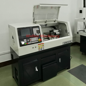 CNC制御ミニ旋盤CNC240金属加工用水平スピンドル付きポータブル精密旋盤 - Product Image 3