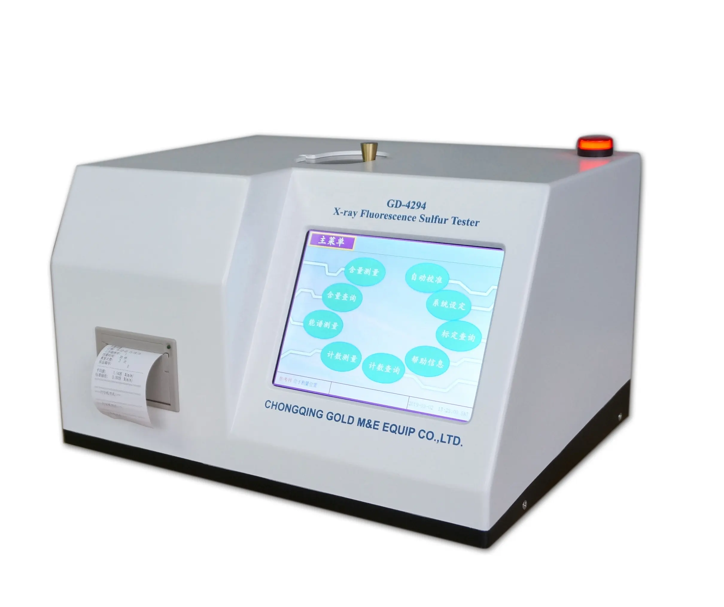 EDXRF ASTM D4294 X-Ray Metodo di Tenore di zolfo in Analisi Olio Kit