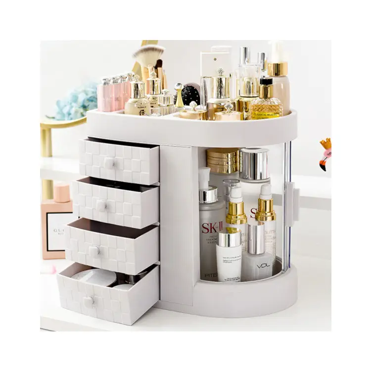 Makeup Organizer Desktop Dressing Case Kosmetik Display Stand große Kapazität Make Up Aufbewahrung sbox
