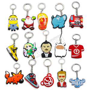 2019年最新カラビナシンプルキーホルダーリング - Product Image 1