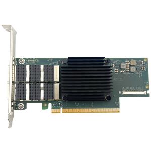 Tarjeta de interfaz de red Ethernet PCIe3.0 X16 Interfaz de host 100GbE Puerto dual QSFP56 Tarjeta de red Mellanox - Product Image 1