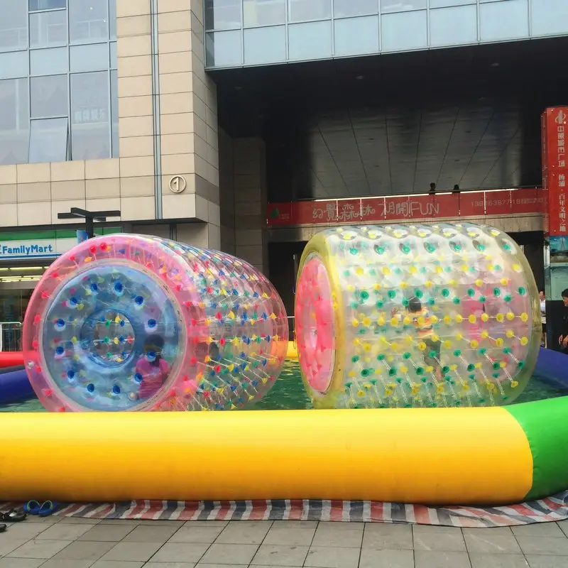 Wasserpark Spielgeräte Günstiger Preis Heißer Verkauf Aufblasbarer Wasser Rolling Ball Schwimmender Wasser Pool Ball Für Kinder
