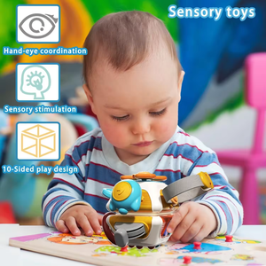 Çok fonksiyonlu çocuk eğlenceli uzay oyuncaklar meşgul topu çokyüzlü meşgul kurulu aktivite küp ilginç el kapmak meşgul küp çocuklar için - Product Image 4