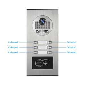 6 Indoor Units Video Door Phone <strong>Intercom</strong> <strong>System</strong> with TCP Network for Apartment Door Bell - Product Image 3