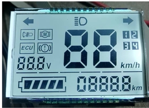 Piccola dimensione TN Custom Display LCD 7 segmento monocromatico Lcd tipo quadrato modulo tachimetro per moto schermo LCD personalizzato - Product Image 5
