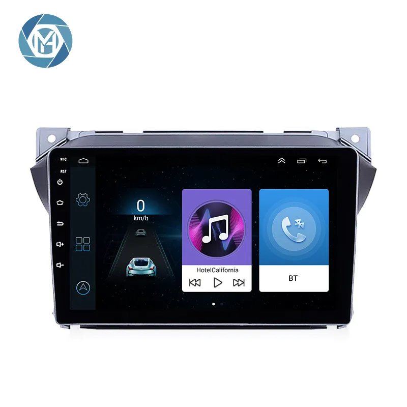 9 Inch Touch Screen Gps Navigatie Android 2 Din Autoradio Autoradio Multimedia Speler Voor Suzuki Alto 2009-2016