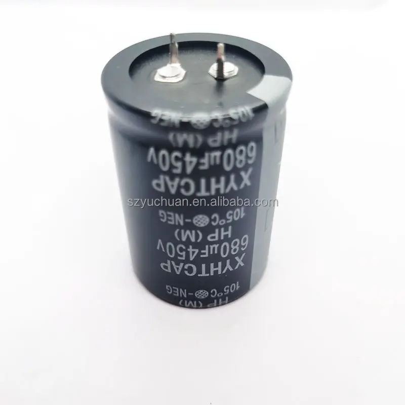 Capacitor eletrolítico 450v680uf, 680uf 450v 35*50 substituição 400v 680uf uso na máquina de solda elétrica