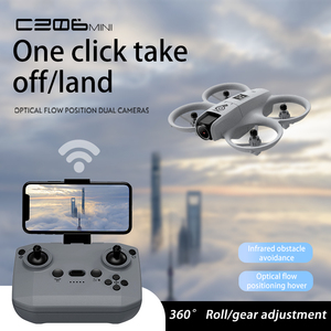 WIFI FPV遥控无人驾驶飞机四边形，带双摄像头4K，灯光控制和儿童避障 - Product Image 5