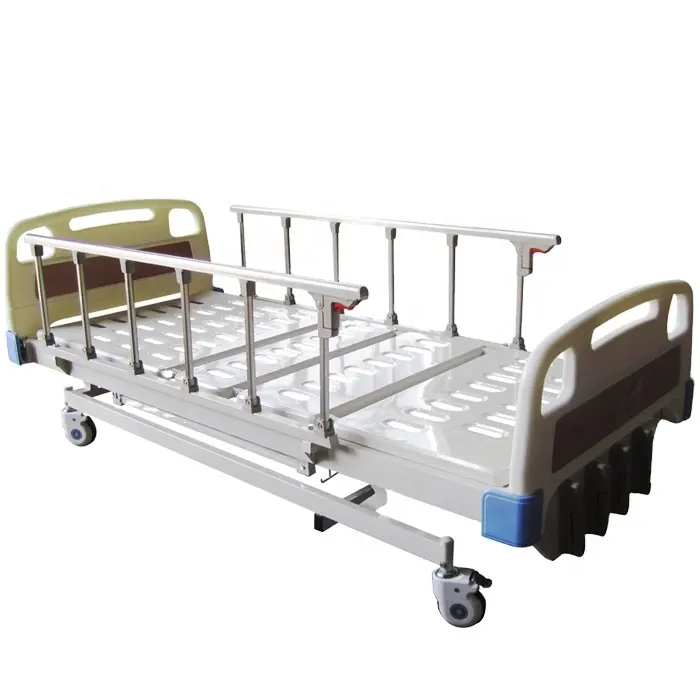 Fabricado se camas de Hospital para los precios de venta médico cinco manivela Manual de cama de Hospital precio