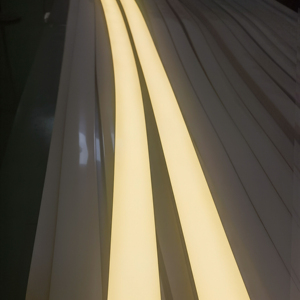 LED doğrusal ışık şerit özel uzunluk 60mm çift şeritler tek renk RGB esnek Neon Led ışık tüp otel kullanımı için - Product Image 2