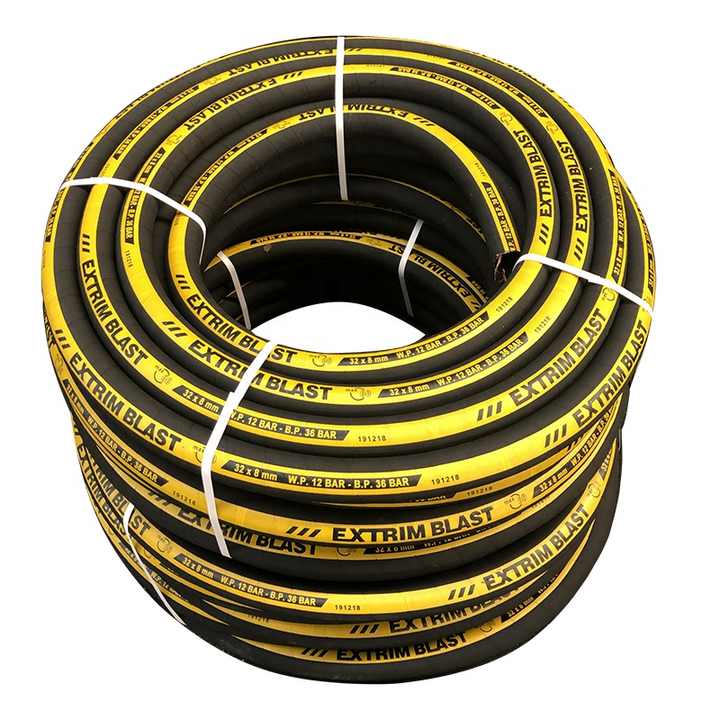 12 Bar Abrasive Sandblasting Hose Abrasion Resistant Sand Blast Hose