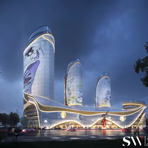 <strong>3D</strong> <strong>Rendering</strong> for Bird's Eye View Design Solution in Construction &amp; Real Estate Graphic Projects - Product Image 1