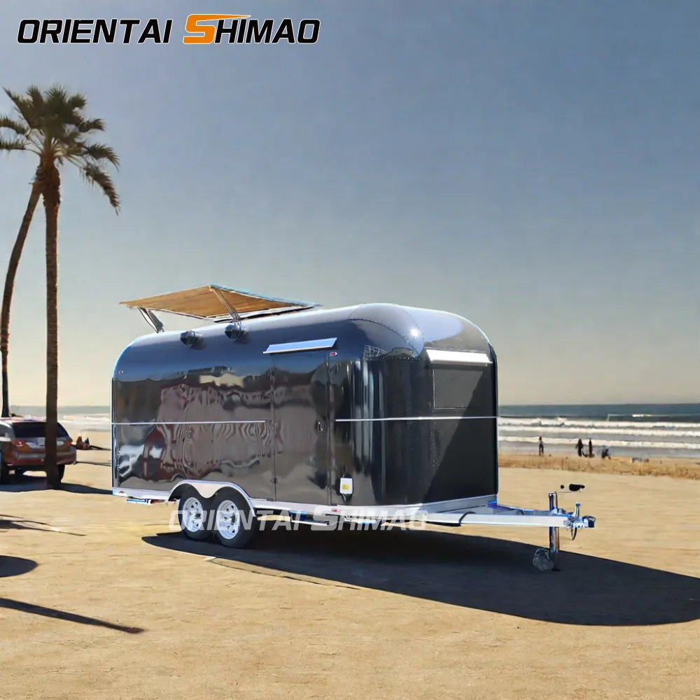 ORIENTAL SHIMAO cheaper price fast food truck with full kitchen customized food trailer with Ce Certification