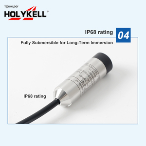 מחיר נמוך 4-20ma שמן נוזלי נוזלי חיישן רמה הידרוסטטי חיישן משדר חיישני מתמר לכימיקלים טיפול במי ביוב - Product Image 5