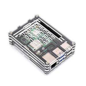 <strong>Raspberry</strong> <strong>Pi</strong> 5 <strong>Case</strong> Acrylic Plastic <strong>Case</strong> Aluminum Alloy <strong>Case</strong> With Heat Sink and Cooling Fan for <strong>Raspberry</strong> <strong>Pi</strong> 5 8 GB Model Kit - Product Image 6