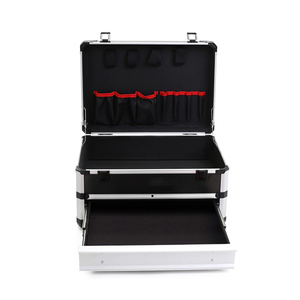 高容量工具箱硬盒工具组织器储物柜带锁和抽屉手提箱 - Product Image 4