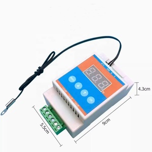 Taidacent RS485 Modbus AC110V 260V EC Fan Chassis PLC <strong>Temperature</strong> Control Speed Switch Cabinet Cooling Fan Thermostat <strong>Controller</strong>