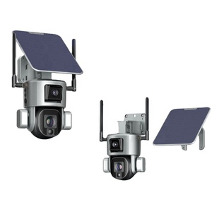 4K เลนส์คู่สองทางเสียง Floodlight 4X 10X ซูมแบตเตอรี่ขับเคลื่อนการติดตามมนุษย์4G เครือข่าย Y5กล้อง PTZ พลังงานแสงอาทิตย์8MP - Product Image 2