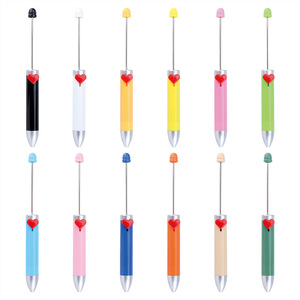 新款<span class=keywords><strong>7</strong></span>合<span class=keywords><strong>1</strong></span>色塑料珠多色DIY笔护身符珠礼品圆珠笔