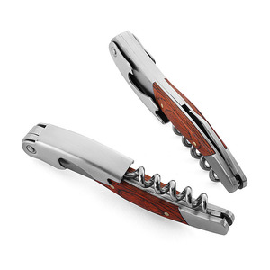 Gülağacı ahşap paslanmaz çelik şarap şişesi açacağı için profesyonel Pulltex waitirbuşon kiti Sommelier - Product Image 2