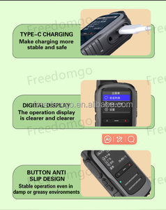FreedomgoFM-600 2025New Household Walkie Talkie with Sim Card 4G POC Mobile External Speaker for Public <strong>Network</strong> Range 10-5000 km - Product Image 4
