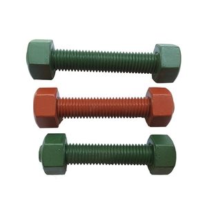 สลักเกลียวและ A194 2H Hex Astm A193 B7แกนเกลียวธรรมดา B8m Class 2 Nut M16ราคา L7 M18สลักเกลียว C/W สองน็อตหกเหลี่ยมหนัก - Product Image 4