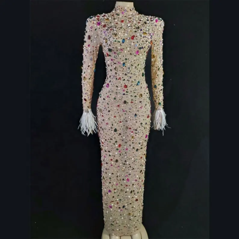 Vestidos de baile de lantejoulas elegantes para mulheres, vestido de dama de honra para festas noturnas, com qualidade pequena e quantidade pequena, 2024