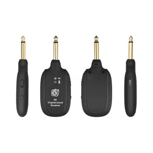 ワイヤレストランスミッション付きA8エレキギターピックアップシステムアイアンストリングとアンプを含むトランスミッターとレシーバー - Product Image 3