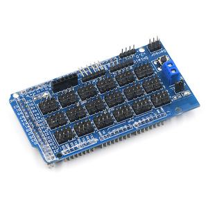 Arduino用MEGAセンサーシールドV1.0V2.0専用拡張開発ボードMEGA2560 Sup IIC BluetoothSDロボット部品DIY - Product Image 1