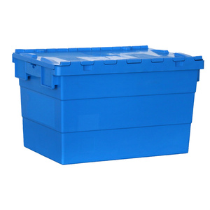 Descuentos a granel disponibles logotipo personalizado Color 56L 68L 80L 130L contenedor de almacenamiento de plástico anidado para transporte de centro logístico - Product Image 5