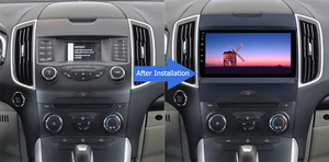 Android 9'' Car Screen <strong>System</strong> with Gps for Ford <strong>Edge</strong> 2013-2017 Head Unit Navigation 2+32GB WIFI <strong>Radio</strong> Reverse Camera