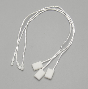 ハングタグストリング工場カスタム名ロゴ衣服アクセサリー用プラスチックハングタグシールストリングファスナー - Product Image 1