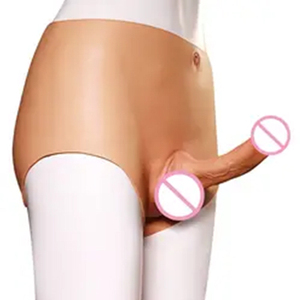 Zachte Volwassen Mannen Holle Kunstmatige Penis Ondergoed Vrouwen Man Masturbatie Draagbare Realistische Siliconen Dildo - Product Image 5