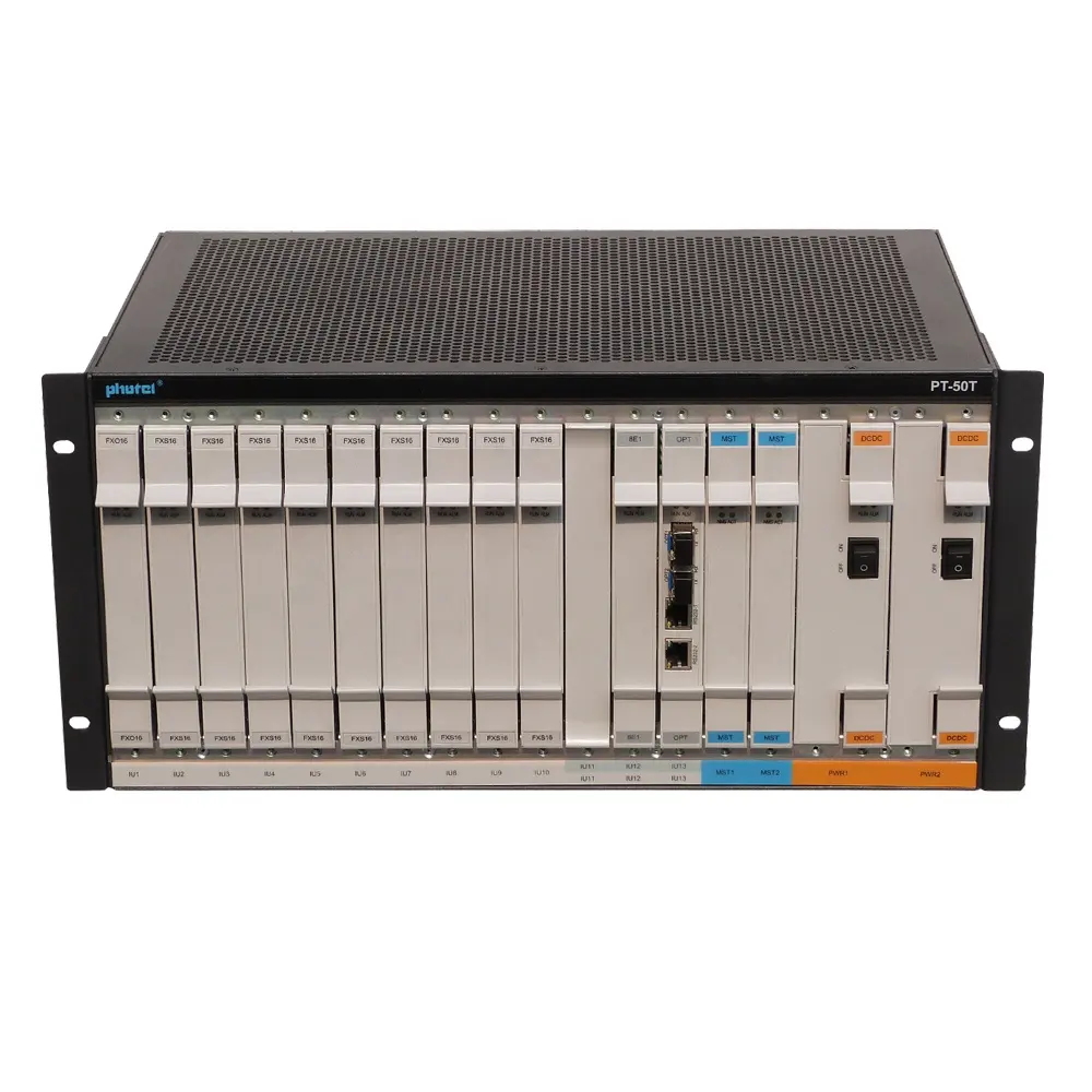 Equipamento PCM De Alta Capacidade Até 416 Linha FXO FXS Sobre E1 Oe Fibra Óptica PCM Multiplexer