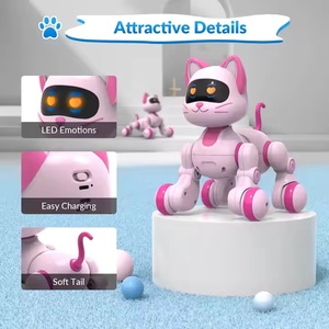 Interaktives Smart Robot Katzen spielzeug für Kinder Programmier bare Fernbedienung mit Touch Sensing LED Eyes Musikalische Funktionen - Product Image 3