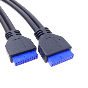 USB 3.0 IDCメス20pin ~ 20pin IDCケーブル急速充電式銅導体データ転送ケーブル - Product Image 3