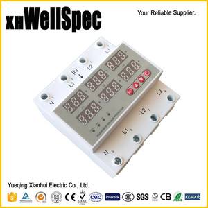 110V + 110V 220V 2 faz üzerinde voltaj koruyucusu akım koruma cihazı - Product Image 4