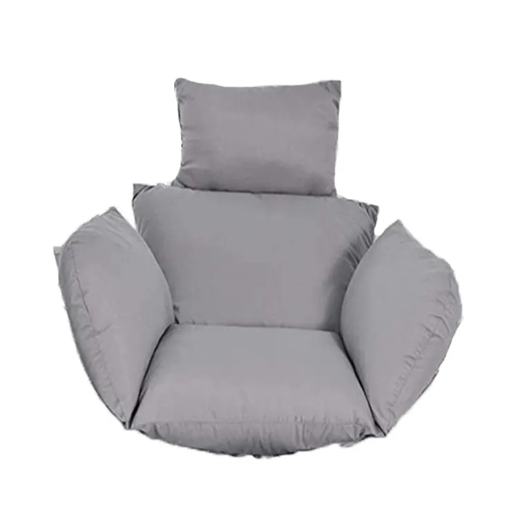 Coussin de siège de chaise pivotante, coussin épais, amovible, lavable, pour panier, large, pour extérieur et intérieur
