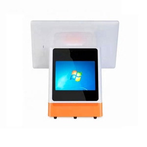 LKS-POS990P Новый дизайн 15 дюймов все в одном pos емкостный сенсорный экран pos машина со встроенным 8 дюймов ЖК-дисплей покупателя - Product Image 3