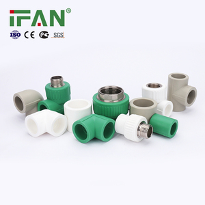 IFAN EN 15874 OEM ODM PN25PPRパイプ継手カップリングエルボーT型カラーカスタマイズ20-110mmPPR継手 - Product Image 3
