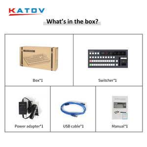 KATO VISION KT-KD50V canlı akış mikser switcher vmix video değiştirici yayın vMix yazılımı santral kontrol paneli - Product Image 6
