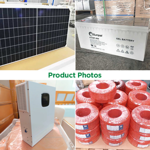 Sunpal完整家用套件太阳能电池板组5000瓦离网独立太阳能系统5Kw家用