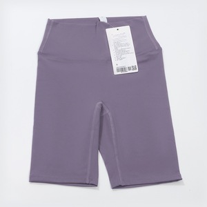 <strong>Lulu</strong> Women Spring Summer No T Line Yoga Shorts for Women Double-sided Sanded Training Running Sports Three-point Hot Pants - Product Image 4
