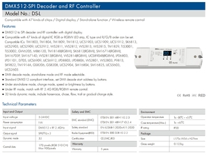 Skydance DS-L DMX 512 SPI dekoder led denetleyici dönüştürücü için piksel rgb rgbw ışıkları veya ic ile dijital şerit - Product Image 6