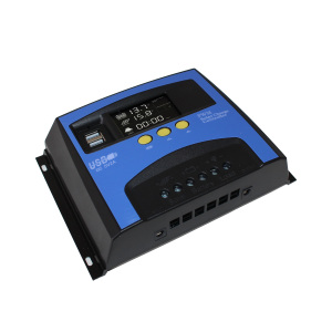 Factory Supplier Intelligent Solar Charging <strong>Controller</strong> with Plastic Shell 12/24/36/48V 60 <strong>50</strong> 40 Ampere <strong>PWM</strong> Type LCD Display - Product Image 1