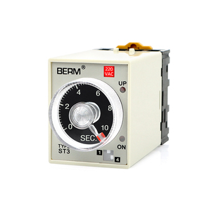 ST3P-Verzögerungsrelais 220-V-Verzögerungszeitgeber DC 12V 24V 110V 220V 380V 8-polig plus ST3P-Basiszeitrelais ST3P-Timer - Product Image 1